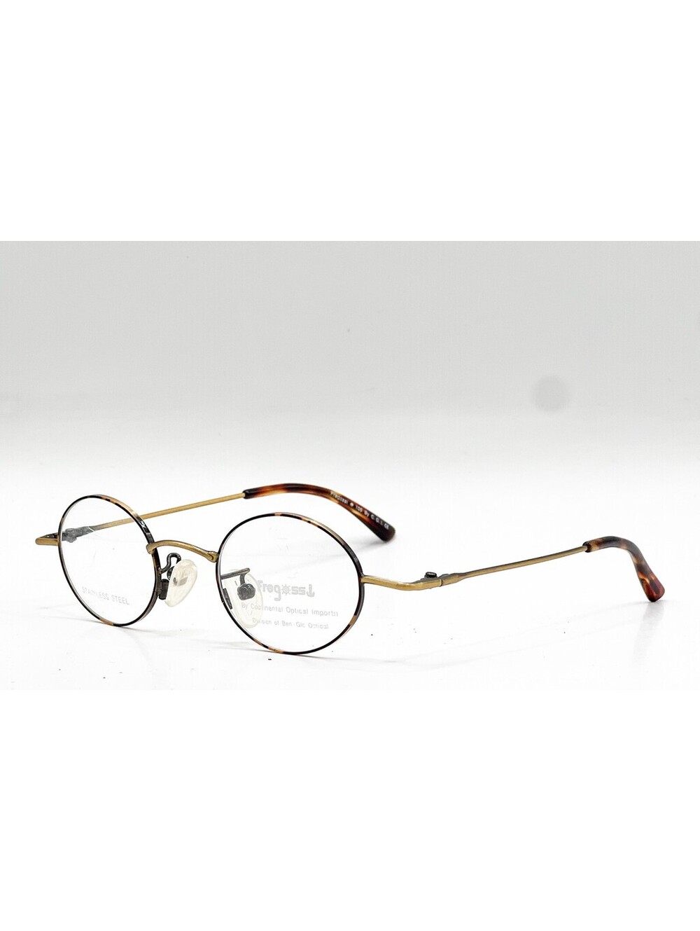 Fregossi 105 Ant Gold Tort Antique Gold Tortoise Authentic Eyeglasses 40-20-120